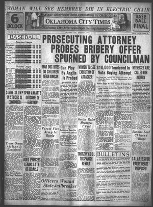Oklahoma City Times (Oklahoma City, Okla.), Vol. 41, No. 289, Ed. 1 Thursday, April 16, 1931