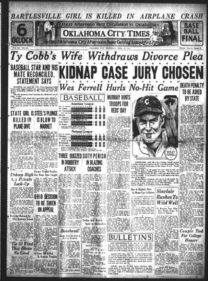 Oklahoma City Times (Oklahoma City, Okla.), Vol. 41, No. 300, Ed. 1 Wednesday, April 29, 1931