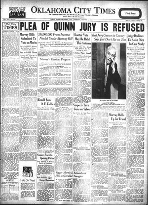 Oklahoma City Times (Oklahoma City, Okla.), Vol. 42, No. 122, Ed. 1 Saturday, October 3, 1931