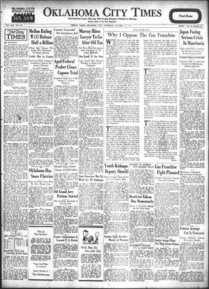 Oklahoma City Times (Oklahoma City, Okla.), Vol. 42, No. 134, Ed. 1 Saturday, October 17, 1931