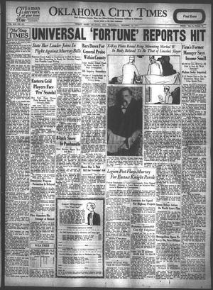 Oklahoma City Times (Oklahoma City, Okla.), Vol. 42, No. 185, Ed. 1 Wednesday, December 16, 1931