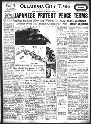 Oklahoma City Times (Oklahoma City, Okla.), Vol. 42, No. 227, Ed. 1 Wednesday, February 3, 1932