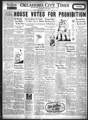 Oklahoma City Times (Oklahoma City, Okla.), Vol. 42, No. 261, Ed. 1 Monday, March 14, 1932