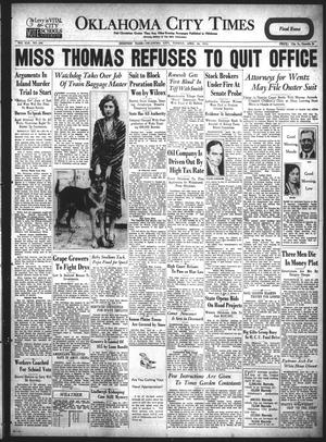 Oklahoma City Times (Oklahoma City, Okla.), Vol. 42, No. 298, Ed. 1 Tuesday, April 26, 1932