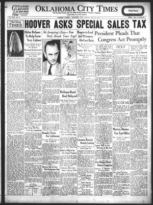 Oklahoma City Times (Oklahoma City, Okla.), Vol. 43, No. 14, Ed. 1 Tuesday, May 31, 1932