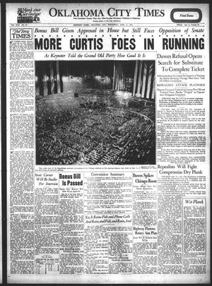Oklahoma City Times (Oklahoma City, Okla.), Vol. 43, No. 27, Ed. 1 Wednesday, June 15, 1932
