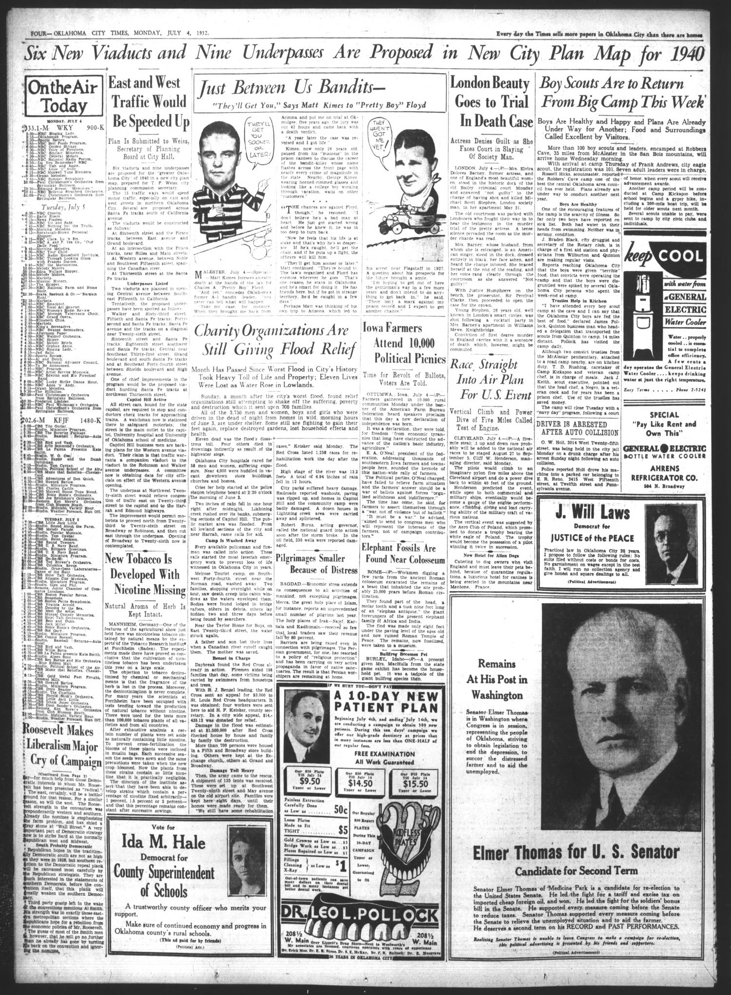 Oklahoma City Times (Oklahoma City, Okla.), Vol. 43, No. 43, Ed. 2 Monday, July 4, 1932
                                                
                                                    [Sequence #]: 4 of 14
                                                