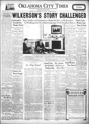 Oklahoma City Times (Oklahoma City, Okla.), Vol. 43, No. 164, Ed. 1 Tuesday, November 22, 1932
