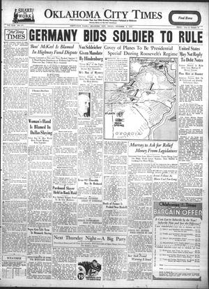 Oklahoma City Times (Oklahoma City, Okla.), Vol. 43, No. 173, Ed. 1 Friday, December 2, 1932