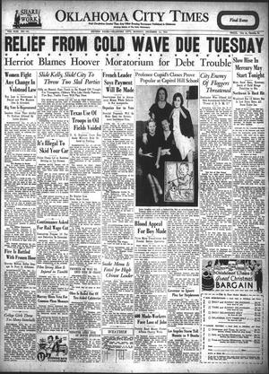 Oklahoma City Times (Oklahoma City, Okla.), Vol. 43, No. 181, Ed. 1 Monday, December 12, 1932