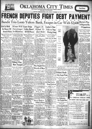 Oklahoma City Times (Oklahoma City, Okla.), Vol. 43, No. 182, Ed. 1 Tuesday, December 13, 1932