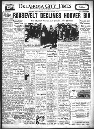 Oklahoma City Times (Oklahoma City, Okla.), Vol. 43, No. 190, Ed. 1 Thursday, December 22, 1932