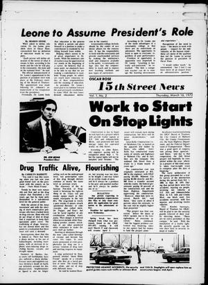 Primary view of object titled '15th Street News (Midwest City, Okla.), Vol. 1, No. 2, Ed. 1 Thursday, March 16, 1972'.