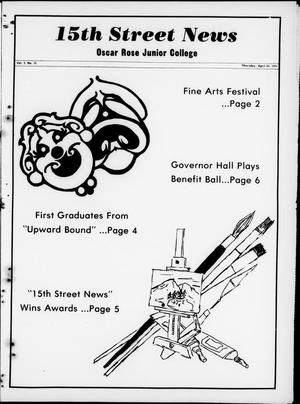 15th Street News (Midwest City, Okla.), Vol. 3, No. 13, Ed. 1 Thursday, April 25, 1974