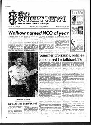 15th Street News (Midwest City, Okla.), Vol. 10, No. 29, Ed. 1 Wednesday, May 27, 1981