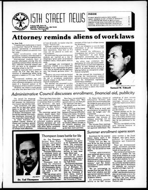 15th Street News (Midwest City, Okla.), Vol. 13, No. 25, Ed. 1 Thursday, March 22, 1984