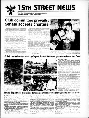 15th Street News (Midwest City, Okla.), Vol. 15, No. 7, Ed. 1 Friday, October 10, 1986