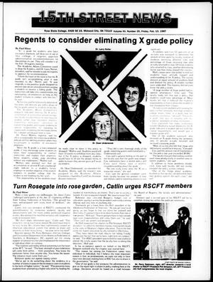 15th Street News (Midwest City, Okla.), Vol. 15, No. 20, Ed. 1 Friday, February 13, 1987