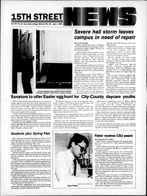 Primary view of object titled '15th Street News (Midwest City, Okla.), Vol. 16, No. 24, Ed. 1 Friday, April 1, 1988'.