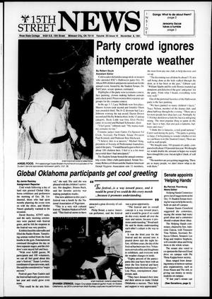 Primary view of object titled '15th Street News (Midwest City, Okla.), Vol. 20, No. 10, Ed. 1 Friday, November 8, 1991'.