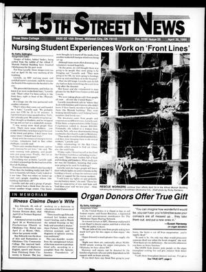 Primary view of object titled '15th Street News (Midwest City, Okla.), Vol. 23, No. 25, Ed. 1 Friday, April 28, 1995'.