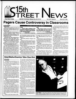 15th Street News (Midwest City, Okla.), Vol. 25, No. 24, Ed. 1 Friday, March 29, 1996