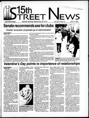 15th Street News (Midwest City, Okla.), Vol. 26, No. 18, Ed. 1 Friday, February 14, 1997