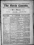 Newspaper: The Ravia Gazette. (Ravia, Chickasaw Nation, Indian Terr.), Vol. 1, N…