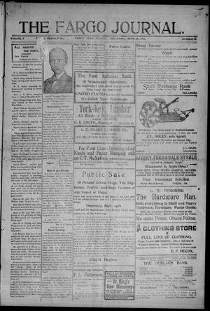 The Fargo Journal. (Fargo, Okla.), Vol. 5, No. 56, Ed. 1 Friday, September 18, 1908