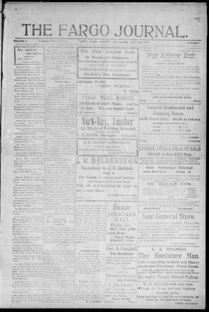 The Fargo Journal. (Fargo, Okla.), Vol. 6, No. 7, Ed. 1 Friday, October 30, 1908