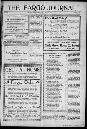 The Fargo Journal. (Fargo, Okla.), Vol. 6, No. 37, Ed. 1 Friday, May 28, 1909