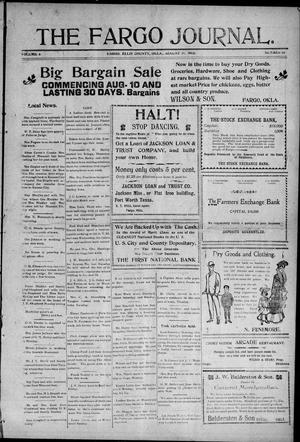 The Fargo Journal. (Fargo, Okla.), Vol. 6, No. 49, Ed. 1 Friday, August 20, 1909