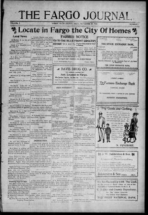 The Fargo Journal. (Fargo, Okla.), Vol. 7, No. 1, Ed. 1 Friday, September 17, 1909