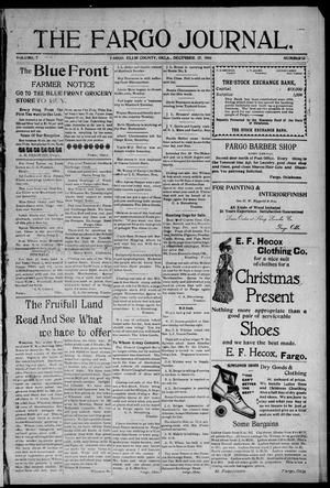 The Fargo Journal. (Fargo, Okla.), Vol. 7, No. 14, Ed. 1 Friday, December 17, 1909