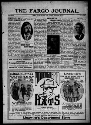 The Fargo Journal. (Arnett, Okla.), Vol. 10, No. 8, Ed. 1 Friday, September 27, 1912