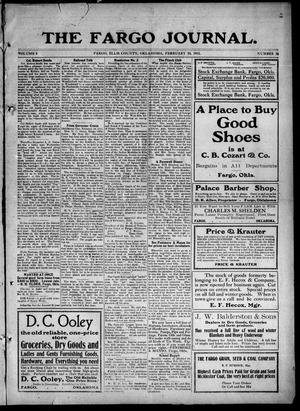 The Fargo Journal. (Fargo, Okla.), Vol. 8, No. 36, Ed. 1 Friday, February 24, 1911