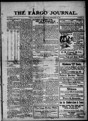The Fargo Journal. (Fargo, Okla.), Vol. 9, No. 13, Ed. 1 Friday, September 15, 1911