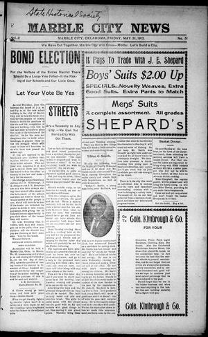 Marble City News (Marble City, Okla.), Vol. 2, No. 31, Ed. 1 Friday, May 31, 1912