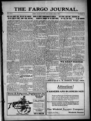 The Fargo Journal. (Arnett, Okla.), Vol. 9, No. 47, Ed. 1 Friday, June 14, 1912