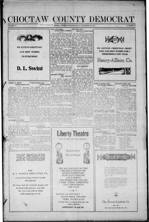 Primary view of object titled 'Choctaw County Democrat (Hugo, Okla.), Ed. 1 Friday, December 23, 1921'.