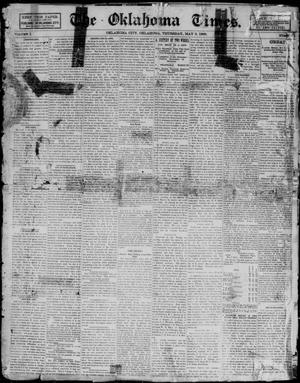 Primary view of object titled 'The Oklahoma Times. (Oklahoma City, Okla.), Vol. 1, No. 1, Ed. 3 Thursday, May 9, 1889'.