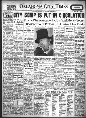Oklahoma City Times (Oklahoma City, Okla.), Vol. 43, No. 255, Ed. 1 Wednesday, March 8, 1933