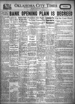 Oklahoma City Times (Oklahoma City, Okla.), Vol. 43, No. 257, Ed. 1 Friday, March 10, 1933