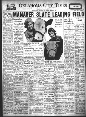 Oklahoma City Times (Oklahoma City, Okla.), Vol. 43, No. 266, Ed. 1 Tuesday, March 21, 1933