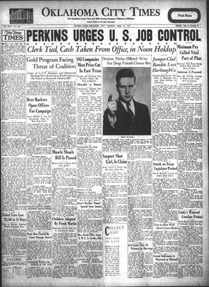 Oklahoma City Times (Oklahoma City, Okla.), Vol. 43, No. 296, Ed. 1 Tuesday, April 25, 1933
