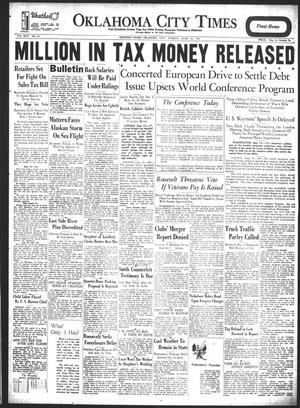 Oklahoma City Times (Oklahoma City, Okla.), Vol. 44, No. 24, Ed. 1 Tuesday, June 13, 1933