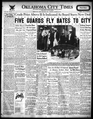 Oklahoma City Times (Oklahoma City, Okla.), Vol. 44, No. 92, Ed. 1 Thursday, August 31, 1933