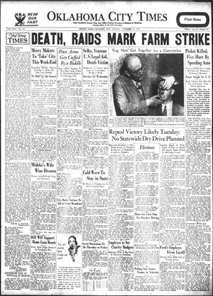 Oklahoma City Times (Oklahoma City, Okla.), Vol. 44, No. 148, Ed. 1 Monday, November 6, 1933