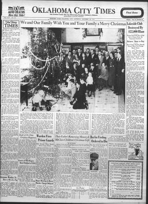 Oklahoma City Times (Oklahoma City, Okla.), Vol. 44, No. 189, Ed. 1 Saturday, December 23, 1933