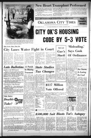 Oklahoma City Times (Oklahoma City, Okla.), Vol. 78, No. 278, Ed. 2 Tuesday, January 9, 1968